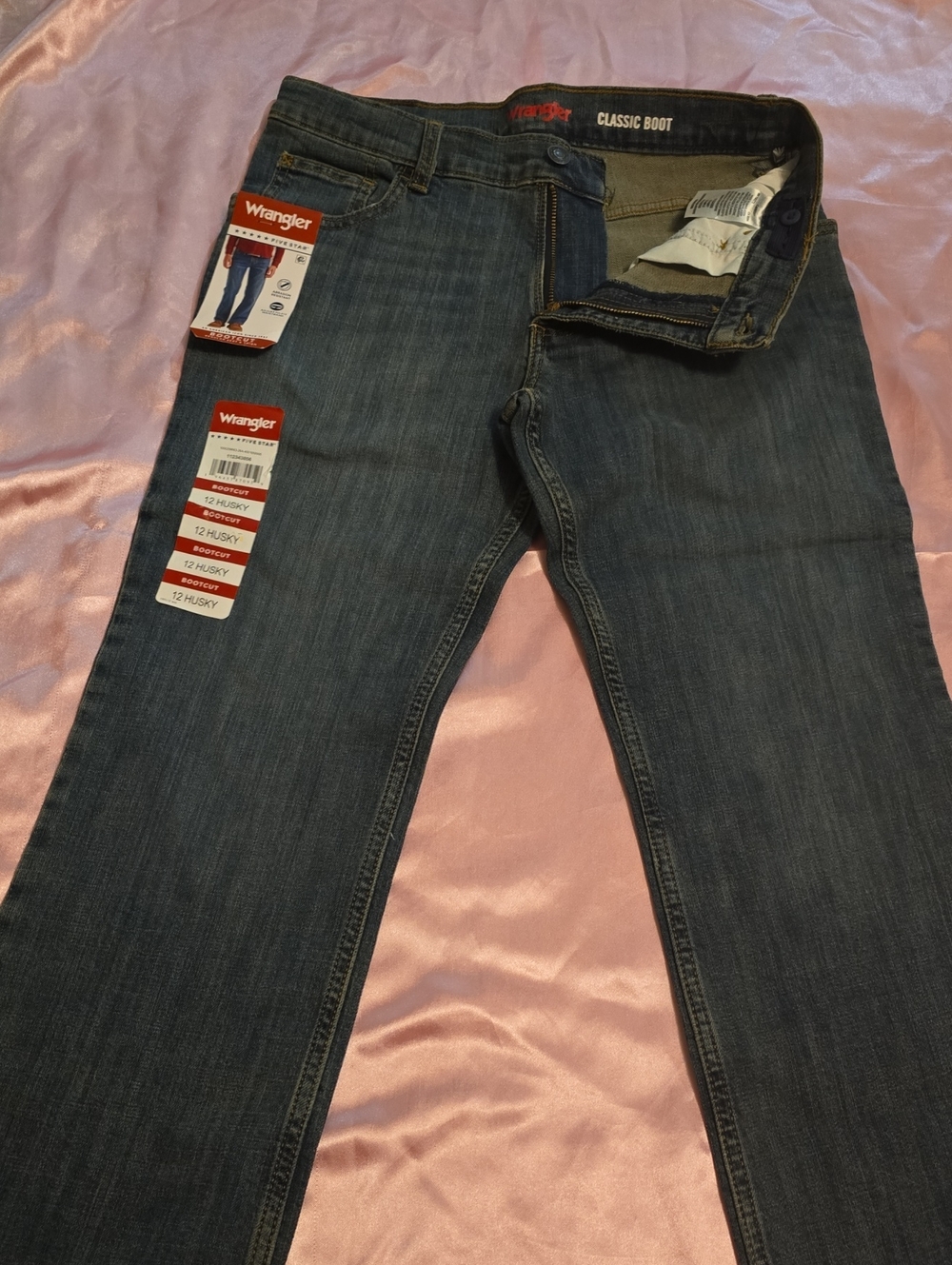 Wrangler Men’s Bootcut Jeans - Medium Blue Wash